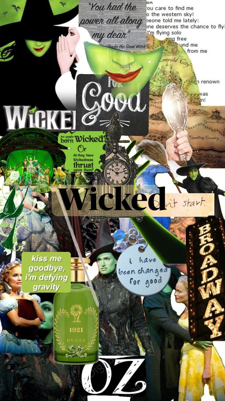Wicked wallpaper #wicked #broadwaymusicals #wickedwitchofthewest
