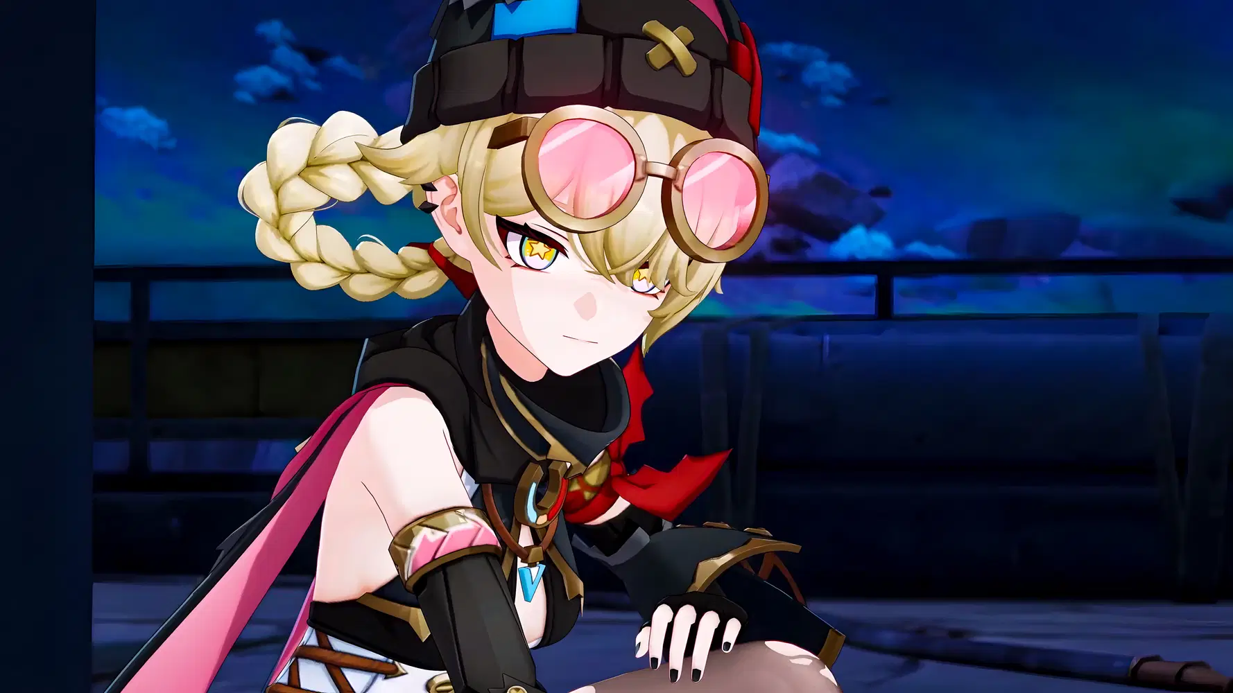 Aino and Sandrone Wallpaper Genshin Impact