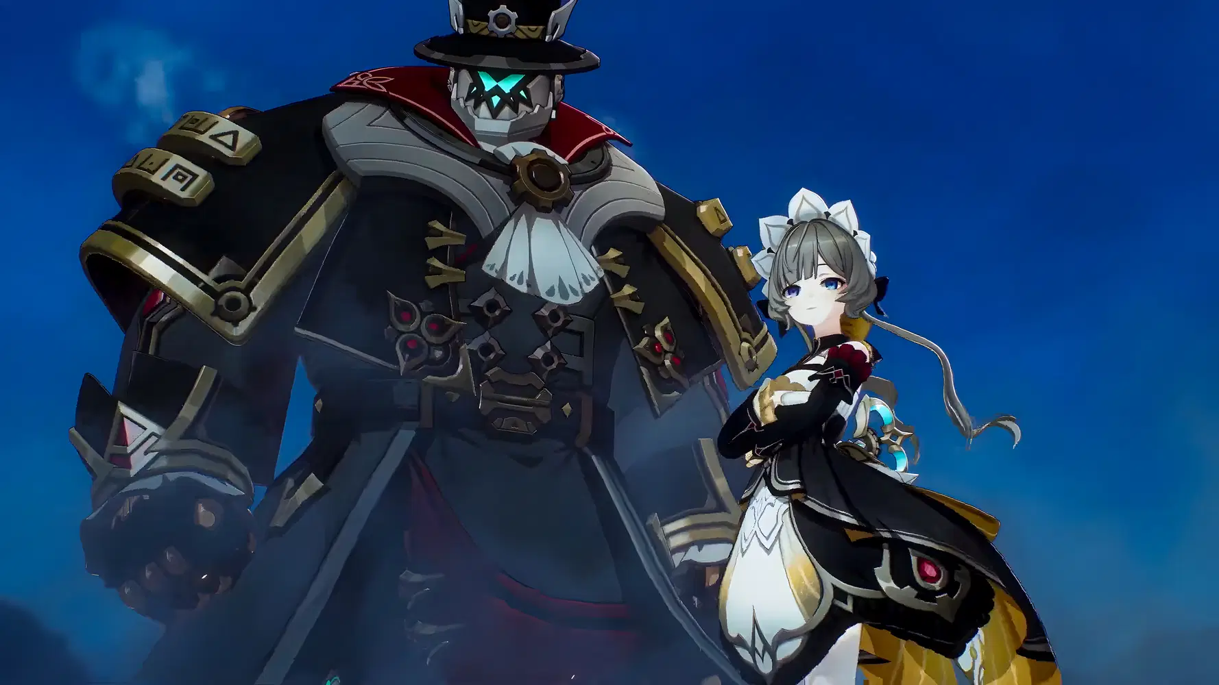 Aino and Sandrone Wallpaper Genshin Impact