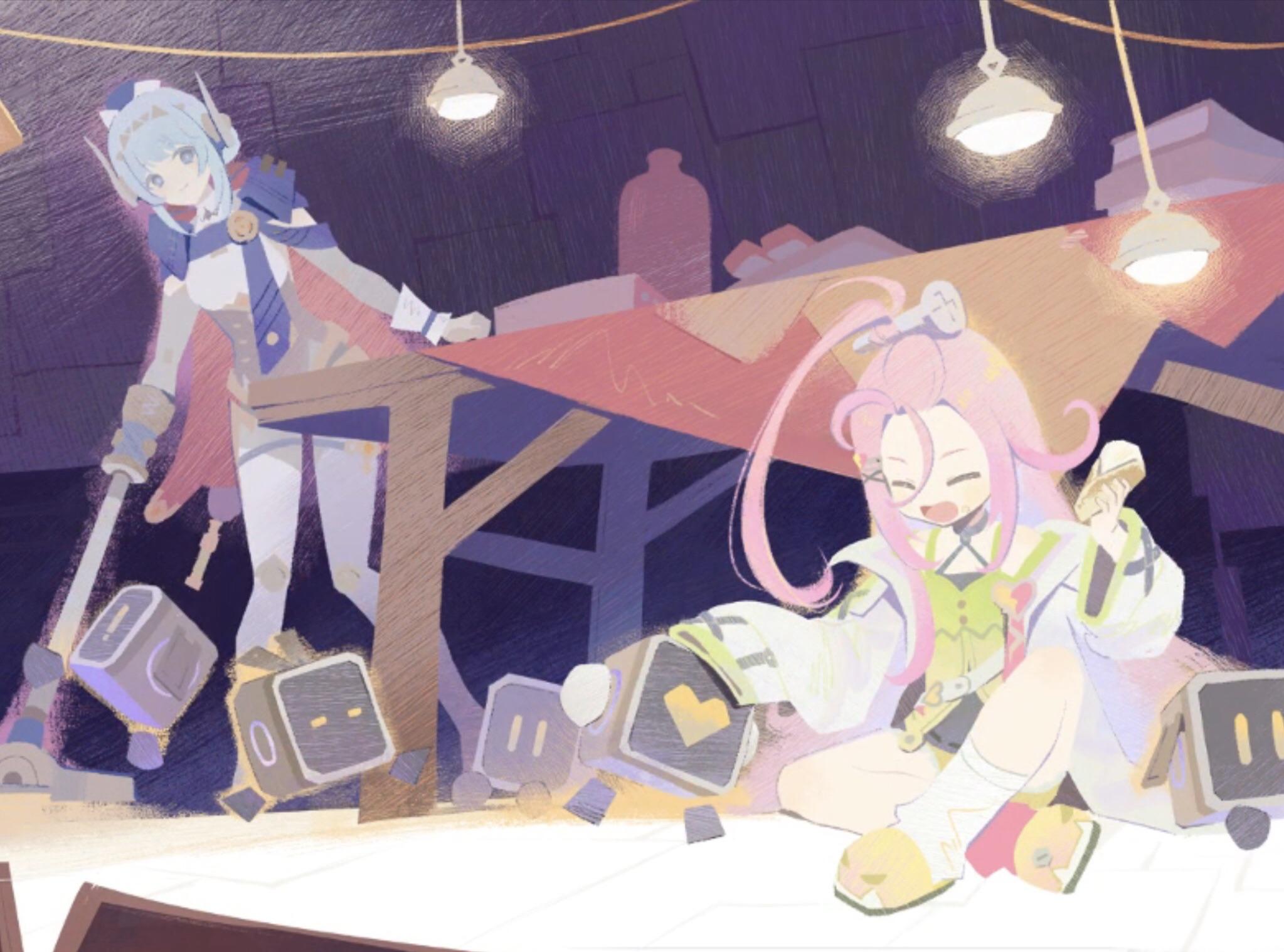 Aino Wallpaper (and Other Things) From The Clink Clank Clash Event, R Genshin_Impact