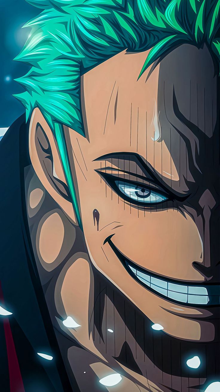 Wallpaper zoro, character, guy, smile, one piece, art, Art 4K by ? ???. Download wallpaper zoro, character, guy, smile, one piece, art for free