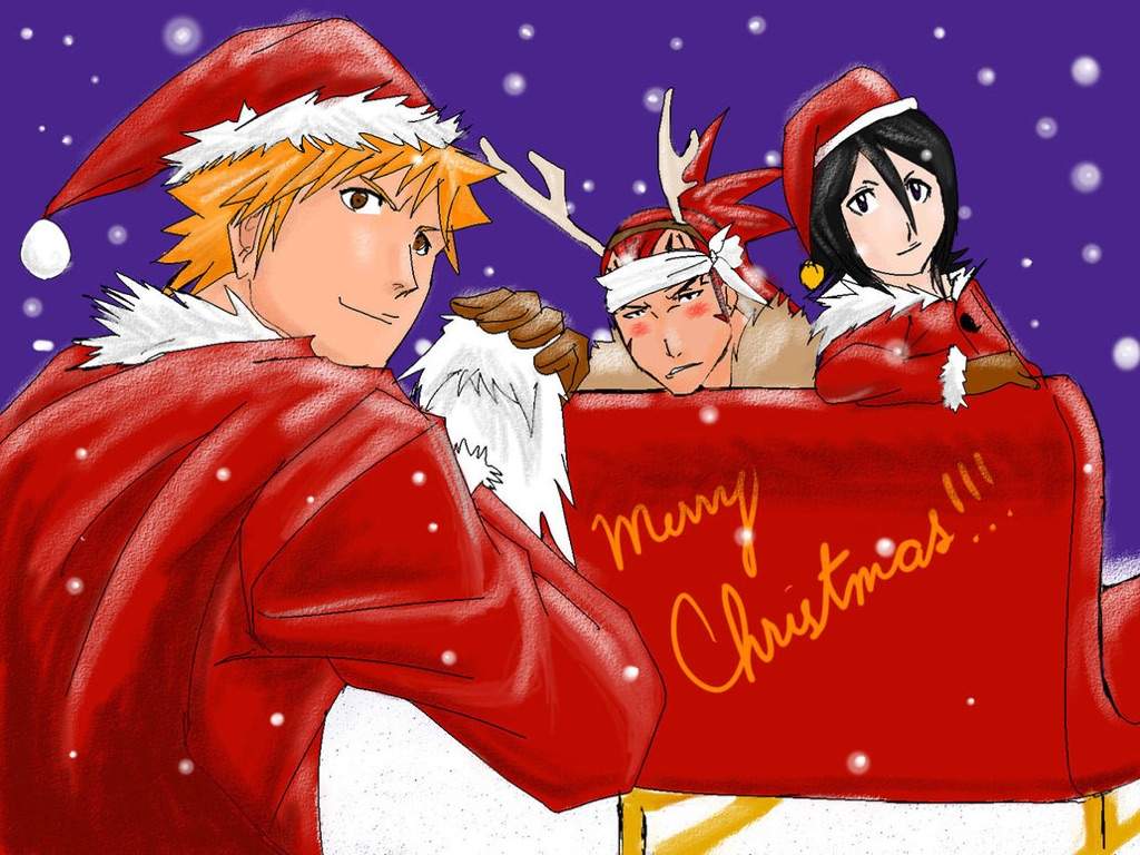 Days Till Christmas! Number 9: Best Bleach Christmas Fanarts!