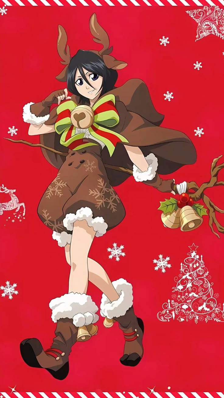 Rukia. Christmas Wallpaper HD