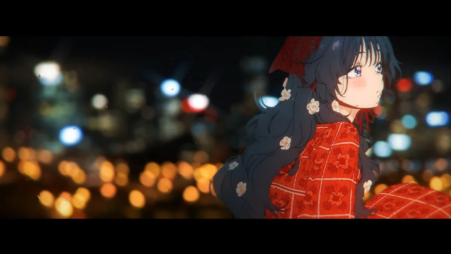 Kaoruko Waguri City Lights Anime Animated Wallpaper