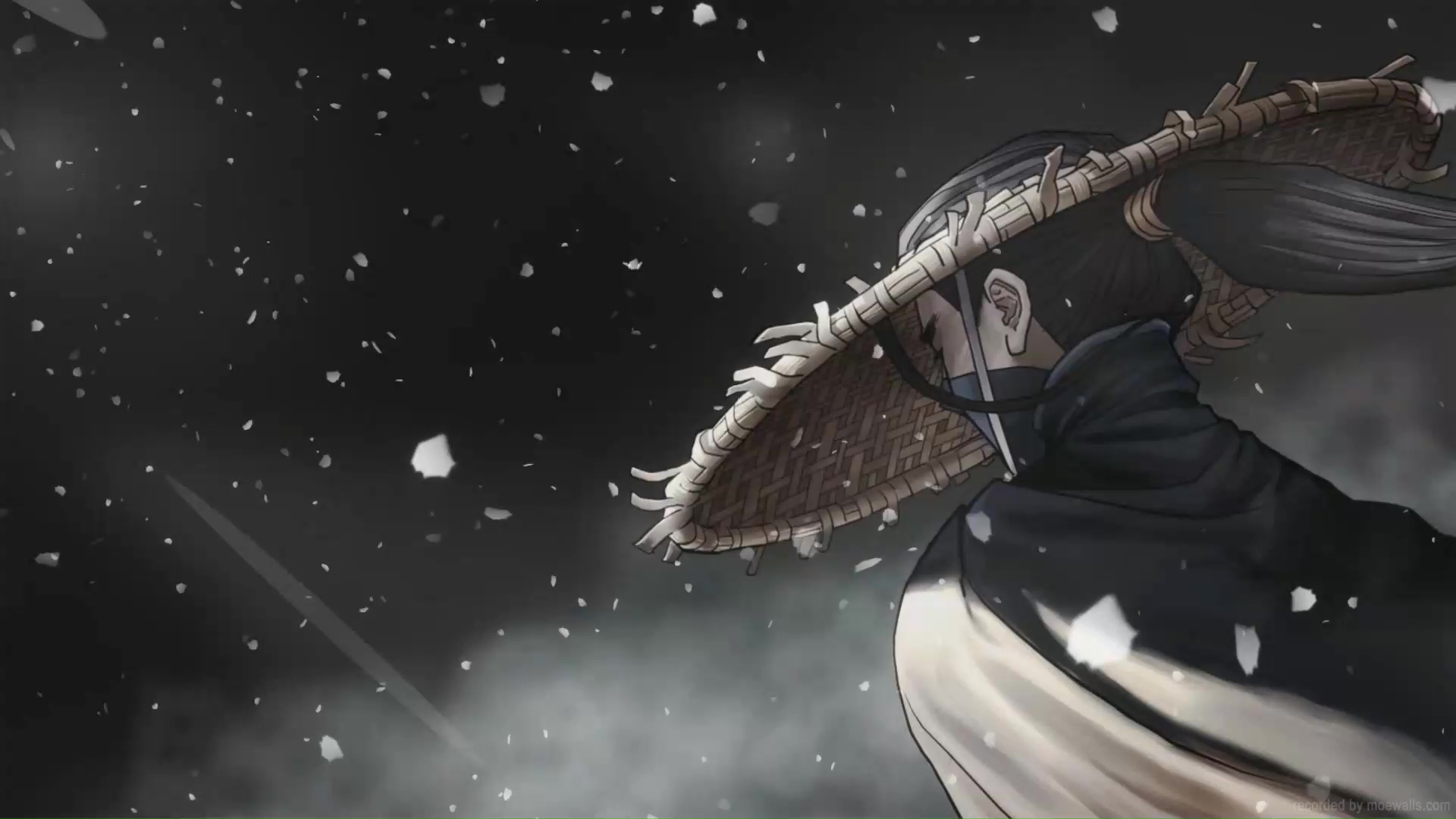 Warm Snow Samurai Live Wallpaper