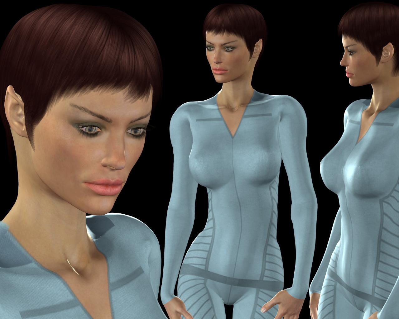 T'Pol mk X4 with catsuit [WiP]