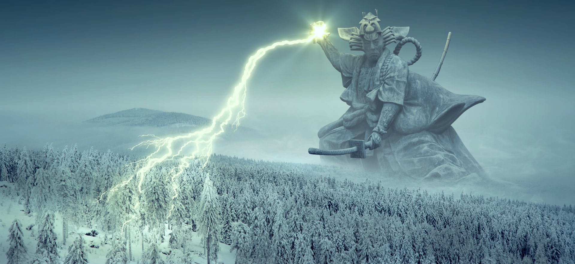 Lightning Samurai: The Giant Warrior of the Winter Forest