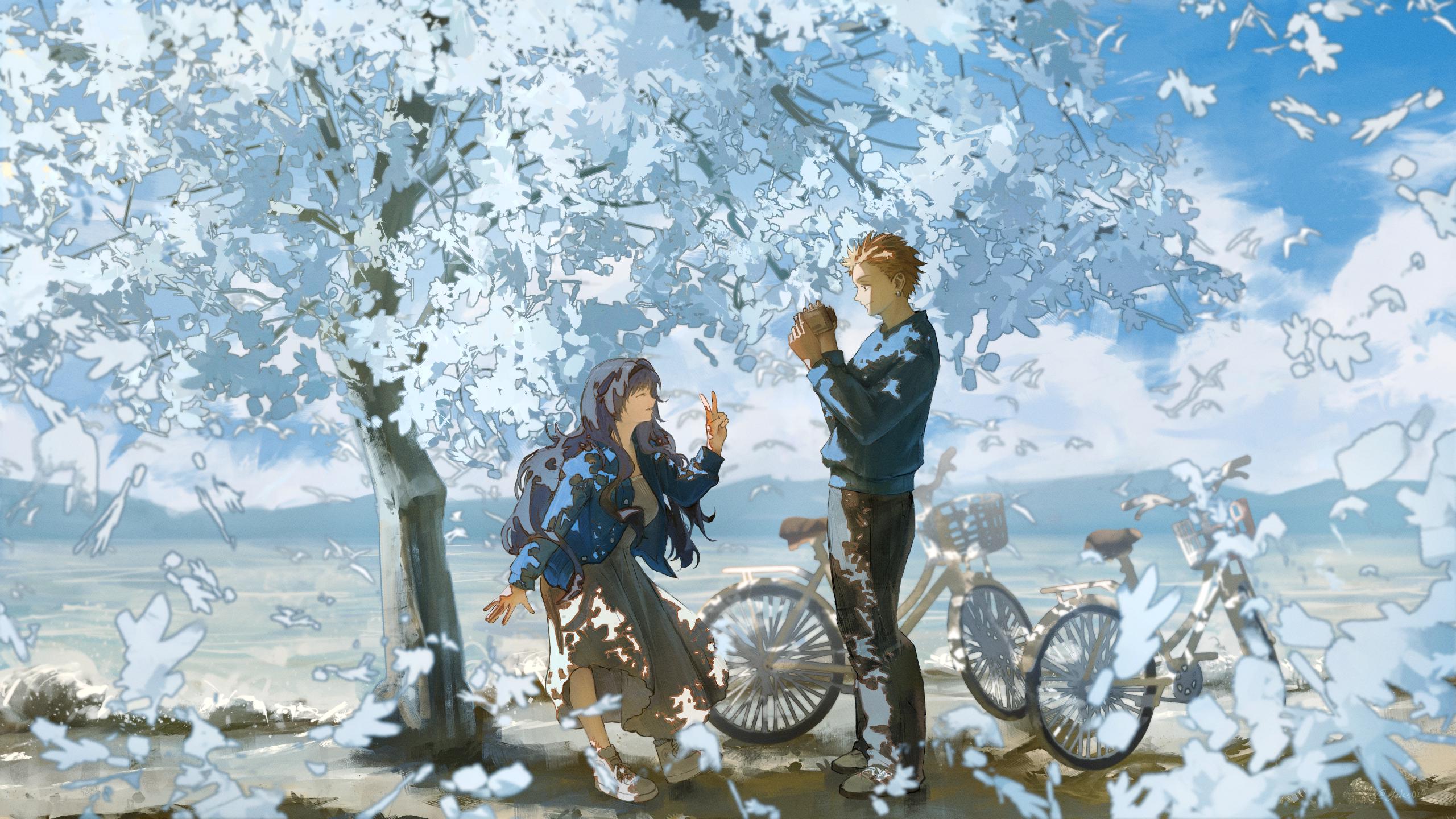 I drew kaoruko and rintaro!