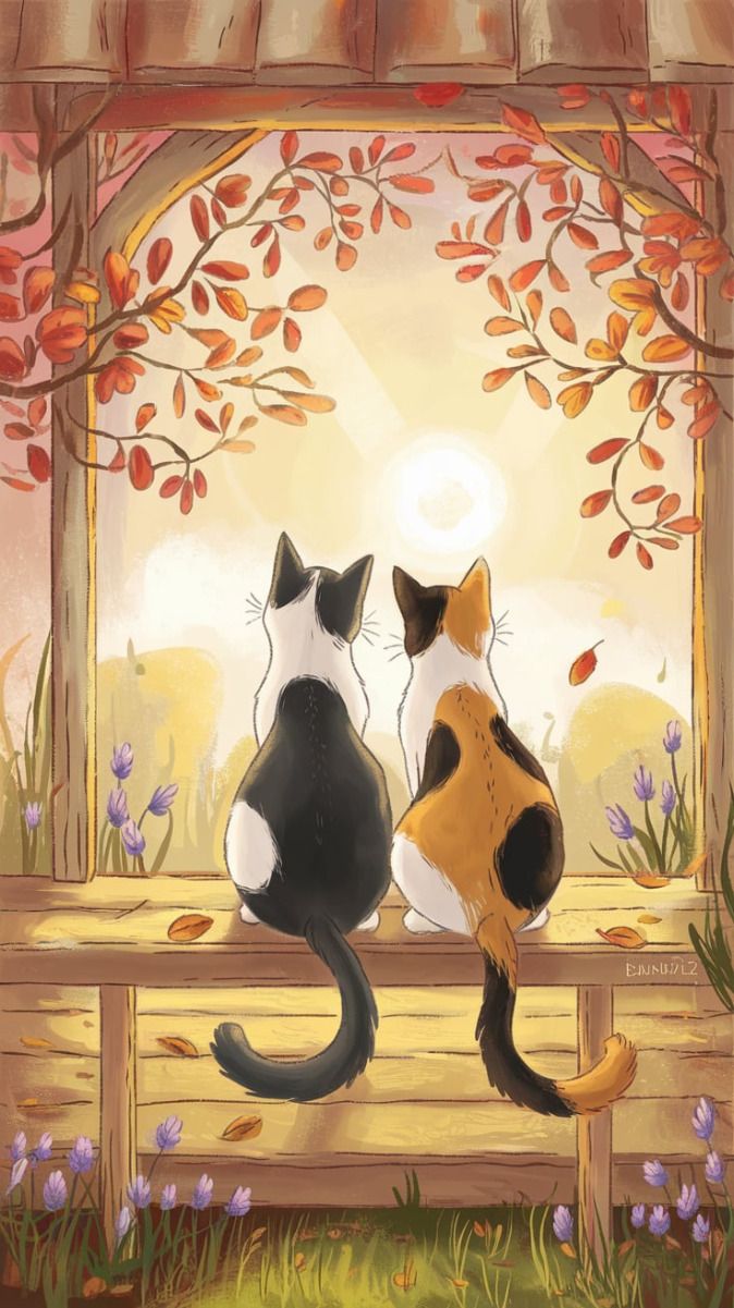 Cats in the Fall