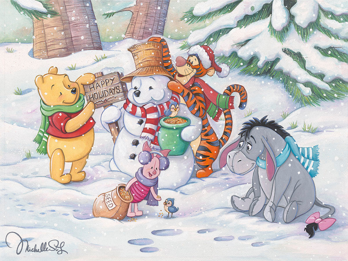 Pooh's Winter Holiday by Michelle St.Laurent