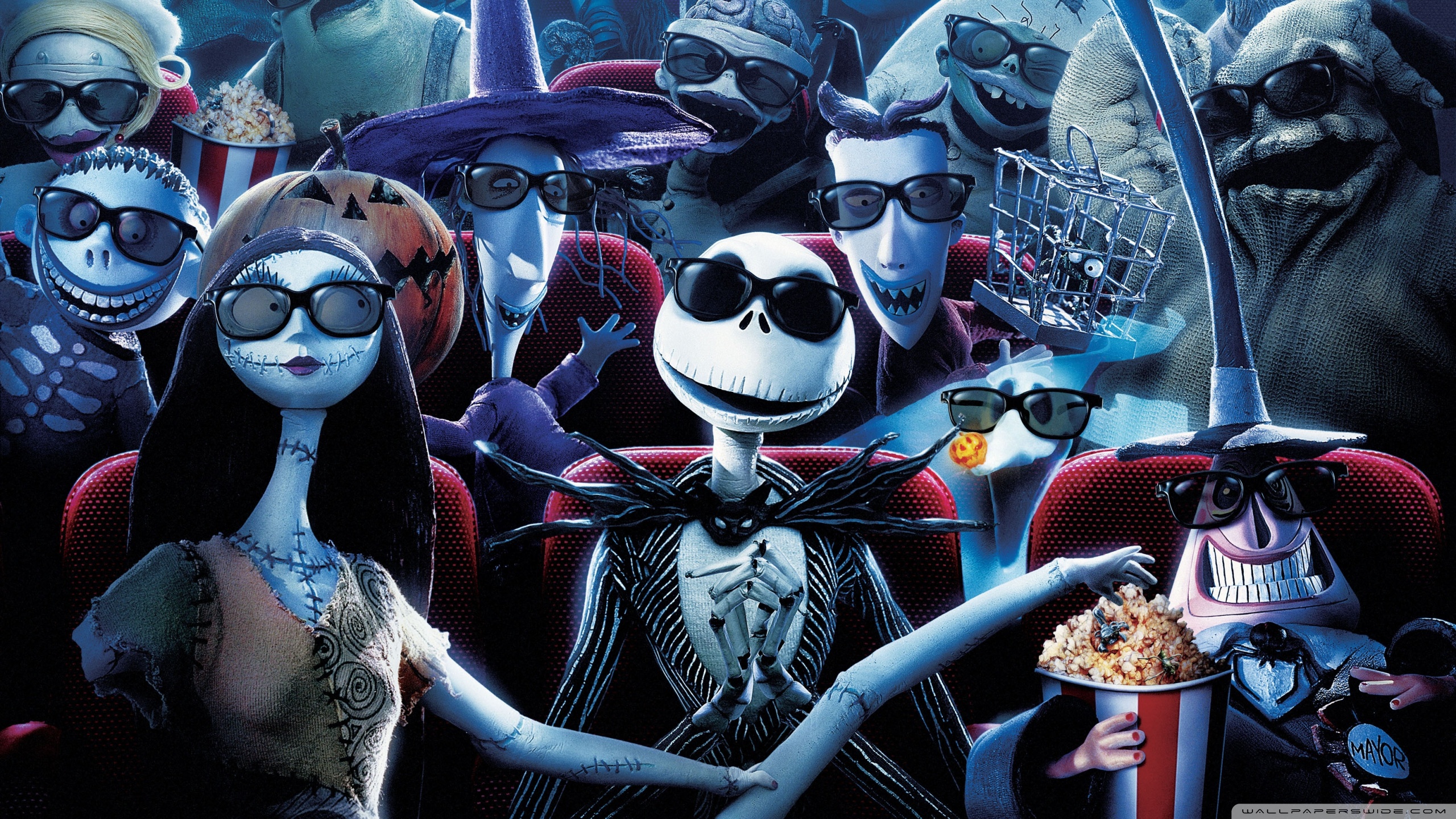 Nightmare Before Christmas 4K UHD Wallpaper for UltraHD Desktop and TV, Widescreen and UltraWide Display, Smartphone and Tablet Devices