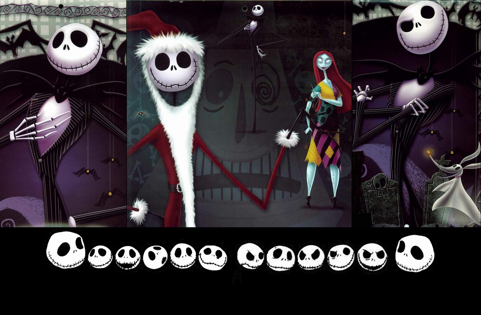 Book Reviews and More: Some Old Nightmare Before Christmas Desktop Background!