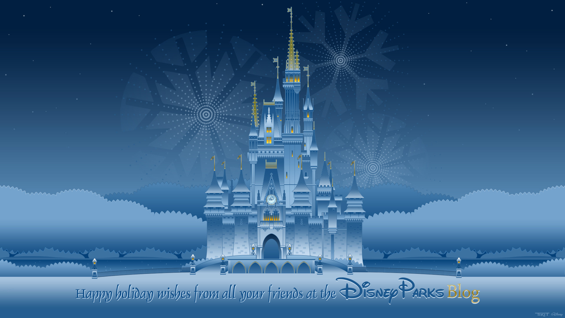 Disney Christmas Background
