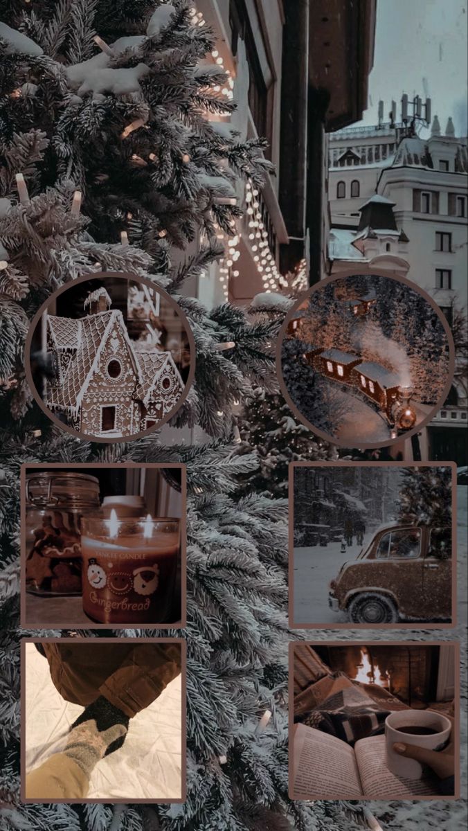 Dark winter iPhone background
