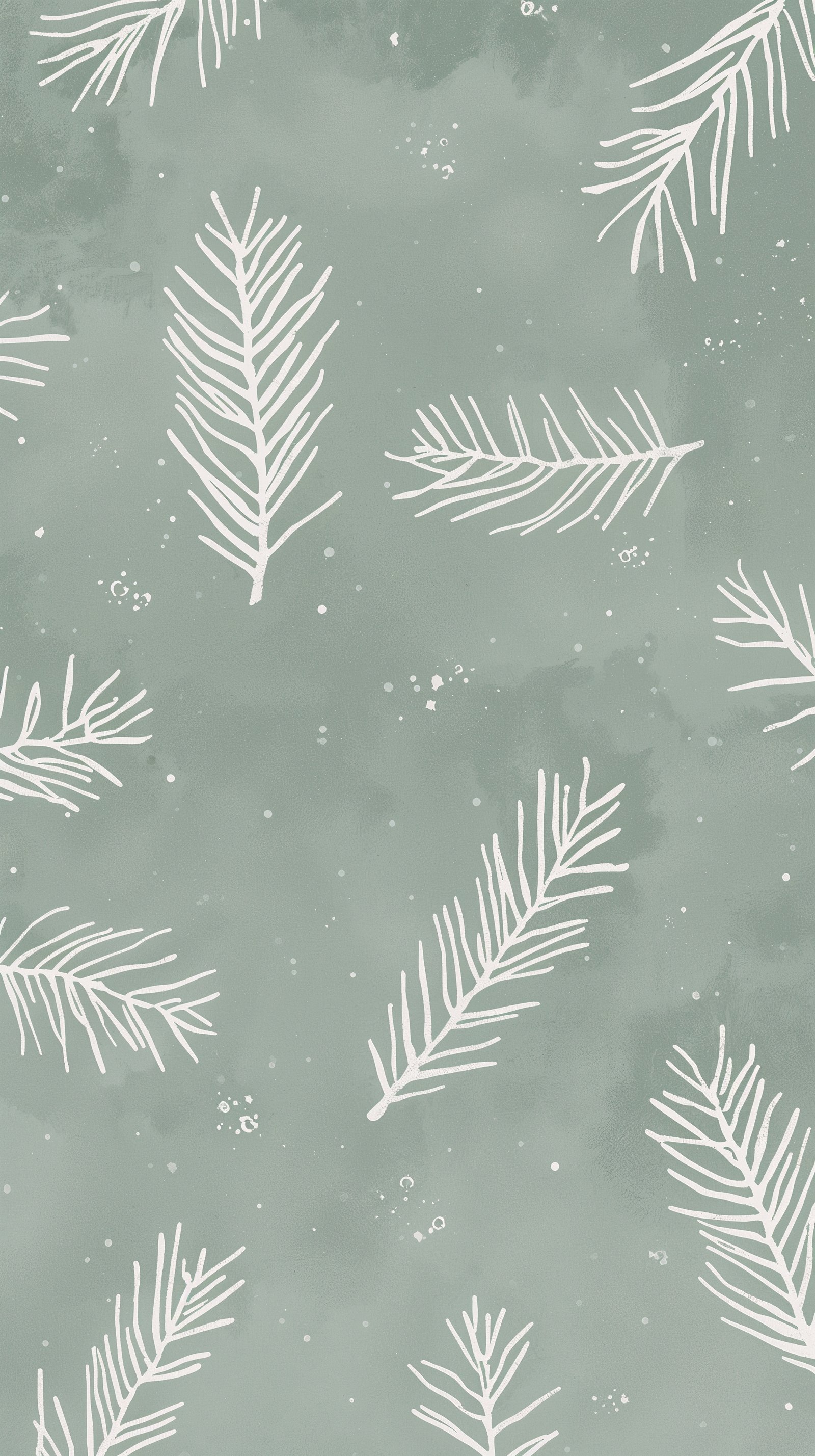 Minimal Christmas pattern wallpaper