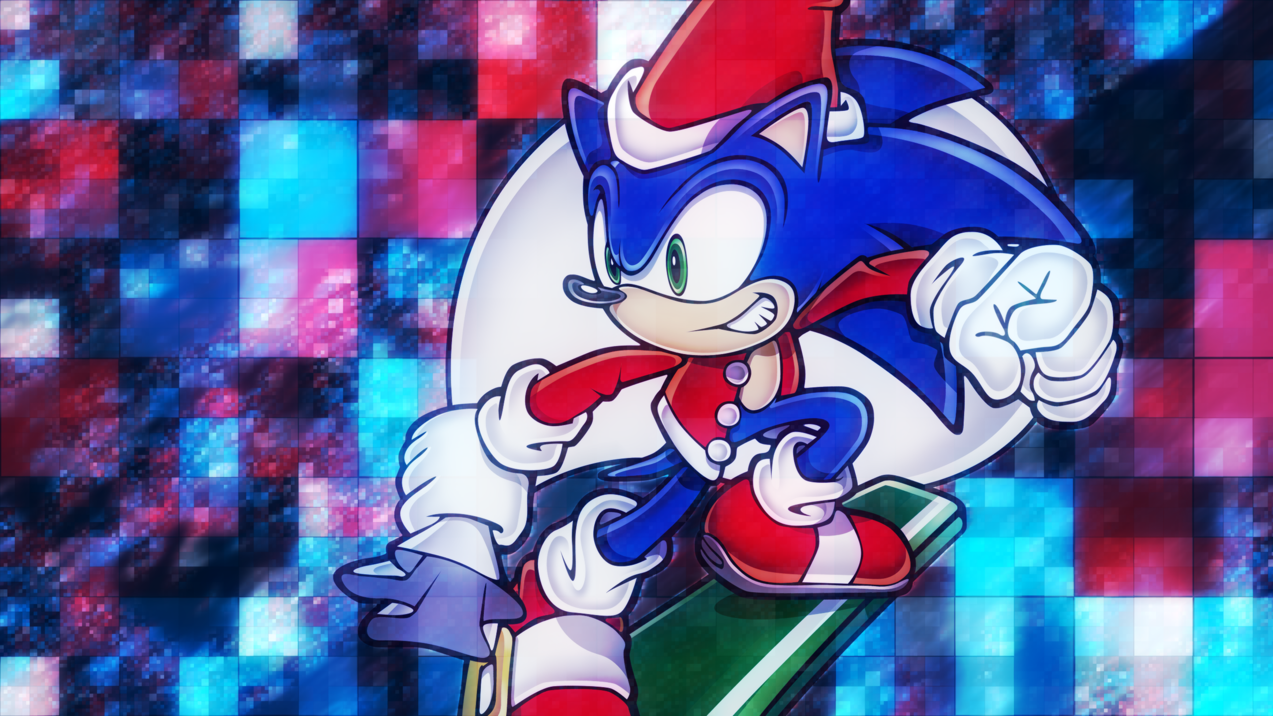 Download Christmas Sonic The Hedgehog Video Game Sonic Adventure 2 Battle Christmas Gaming HD Wallpaper By Light Rock