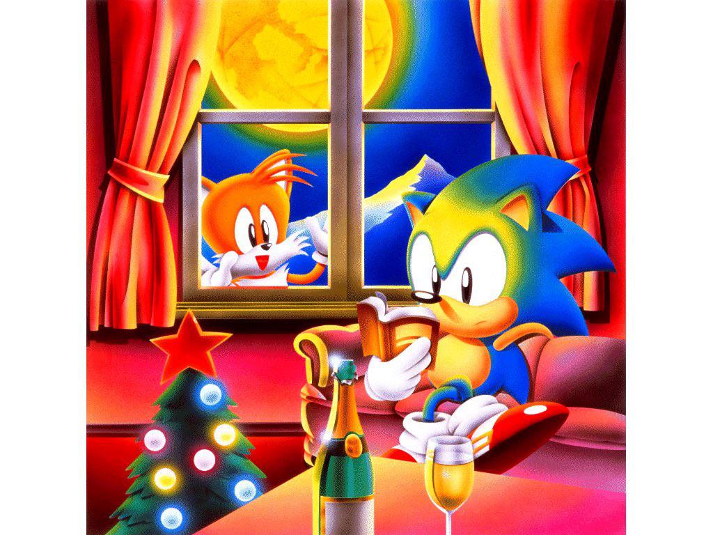 An oldie but a goodie, without a doubt my fav sonic pic of all. I can feel the warmth just looking at it. Merry Christmas everyone! (wish I knew the original artist)