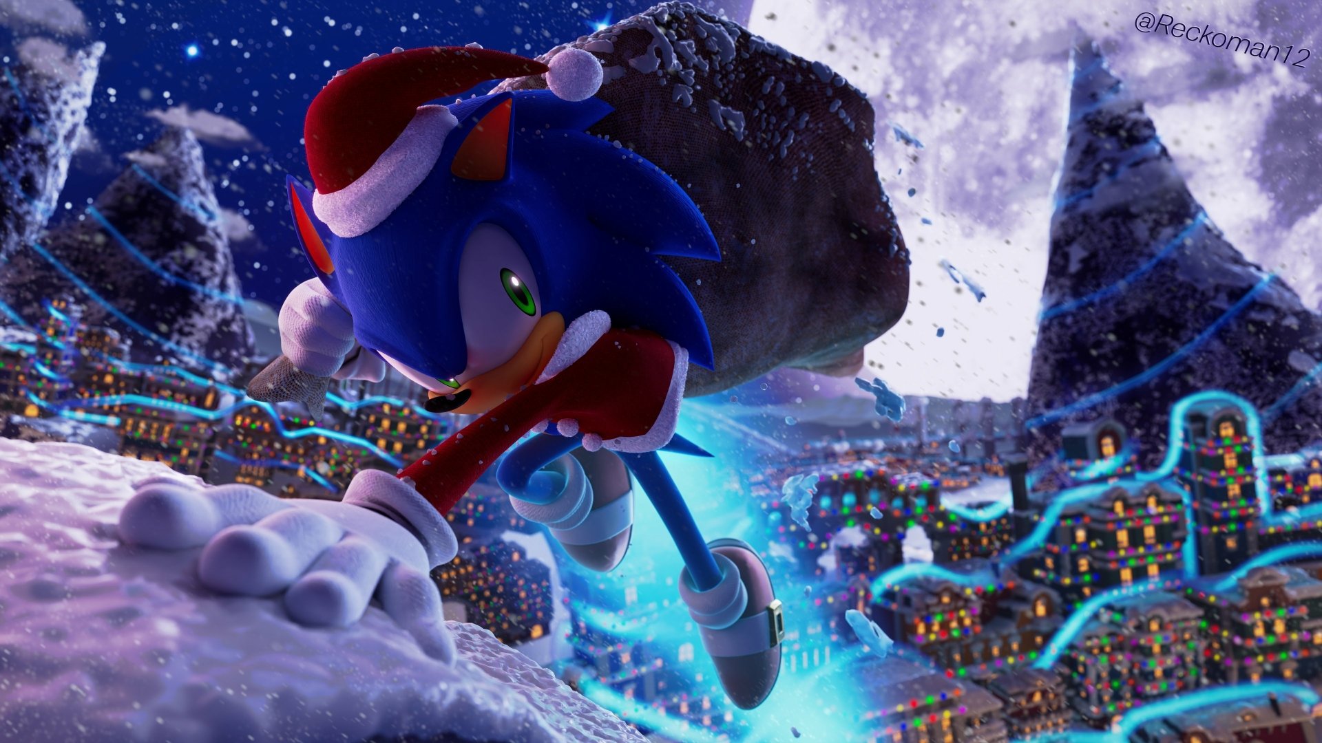 Sonic's Christmas Rush: 4K Ultra HD Winter Wonderland With Green Eyed Holiday Cheer