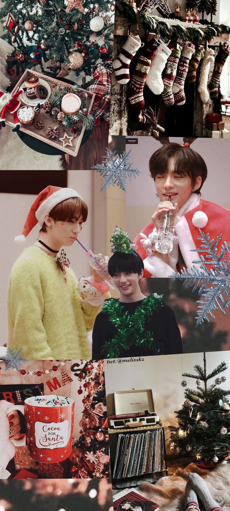 Hyunjin Christmas Wallpaper