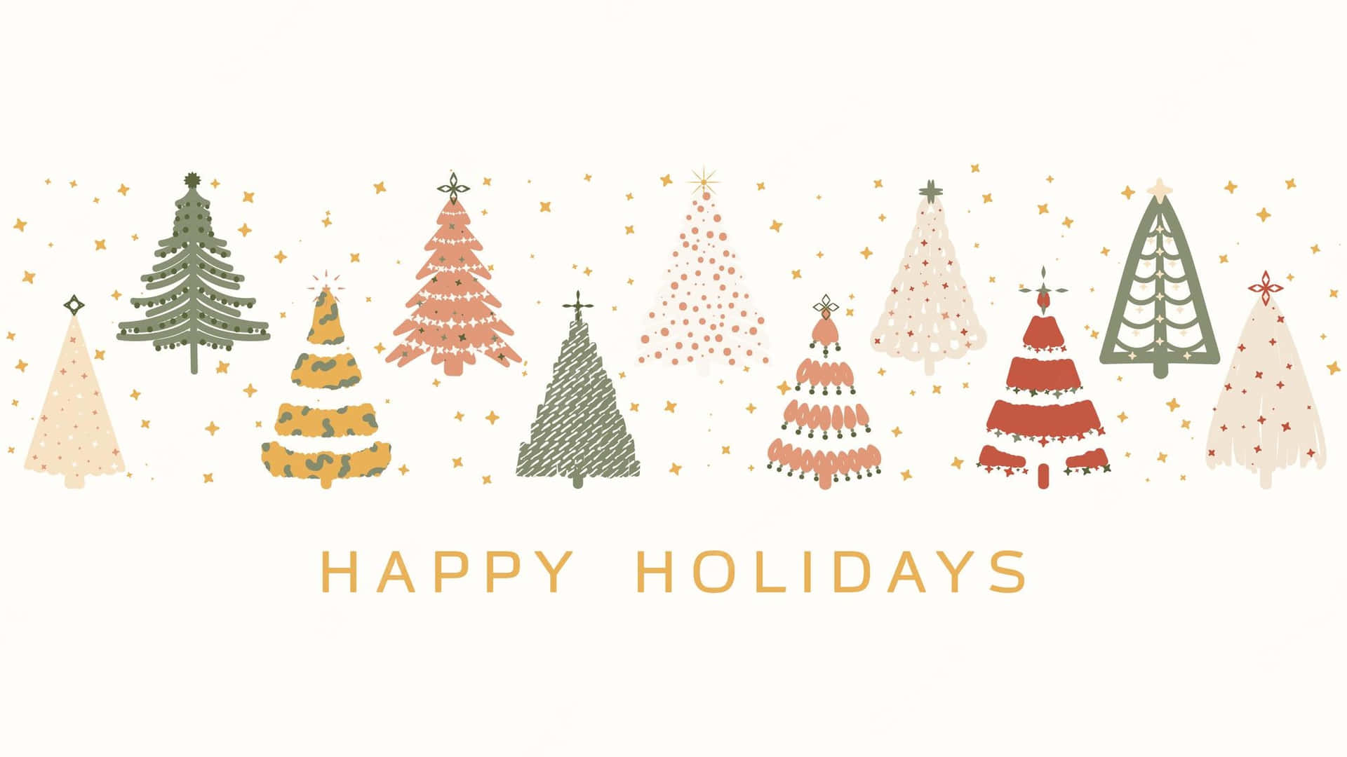 Download A peaceful winter scene featured on a holiday desktop wallpaper. Wallpaper