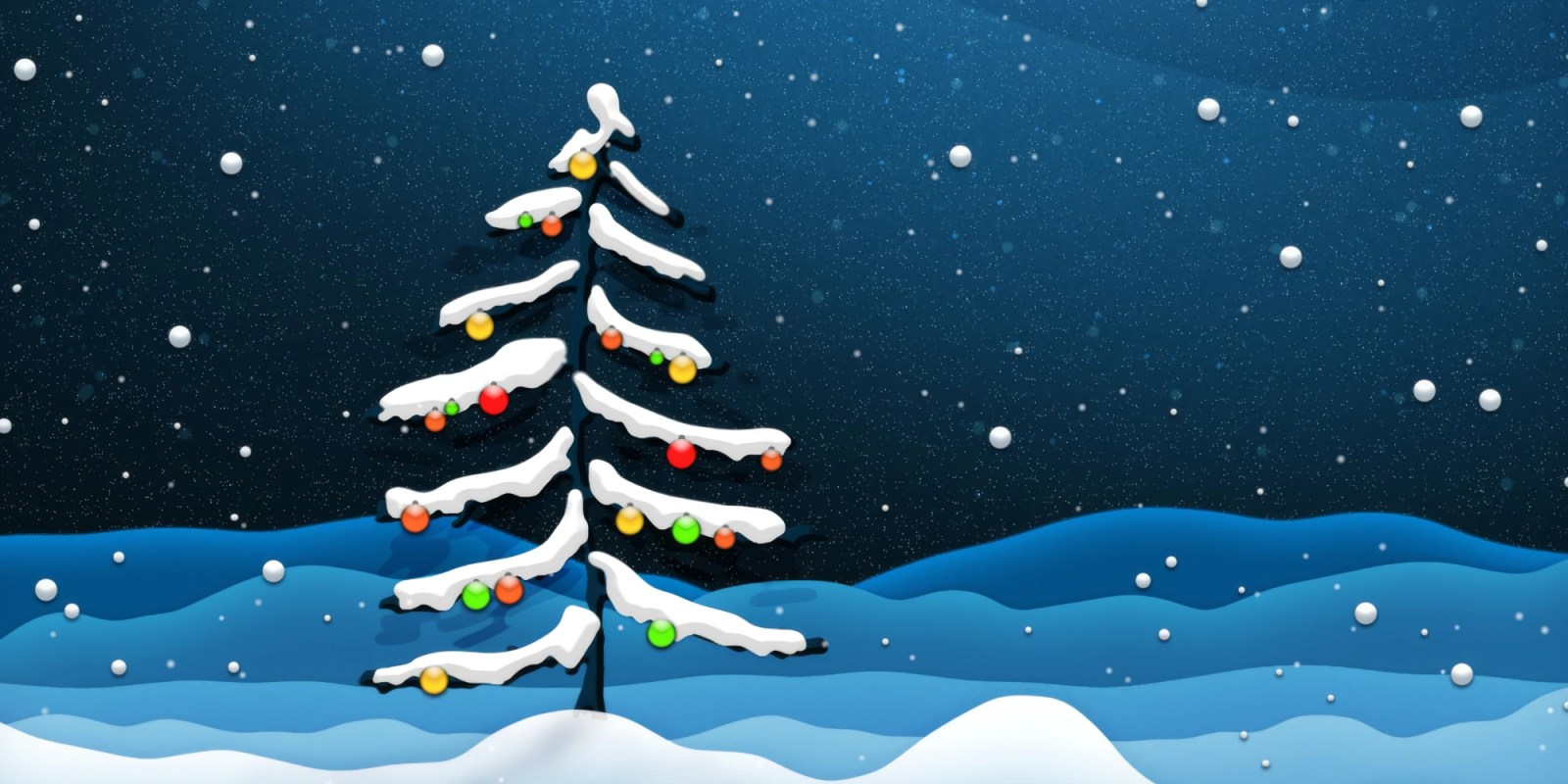 Snowy Adds Christmas Lights, Snow, And An Aqua Inspired Wallpaper To Your Mac For Free