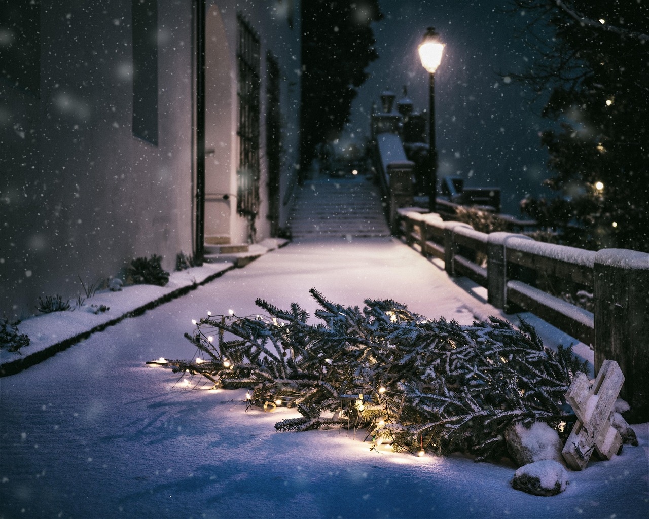 Christmas Snow Street
