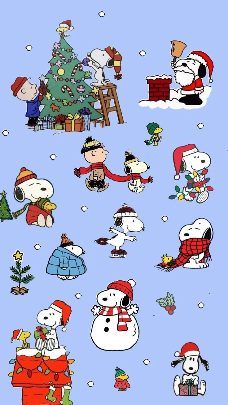 Cozy Snoopy Christmas Wallpaper Aesthetic for Holiday Vibes