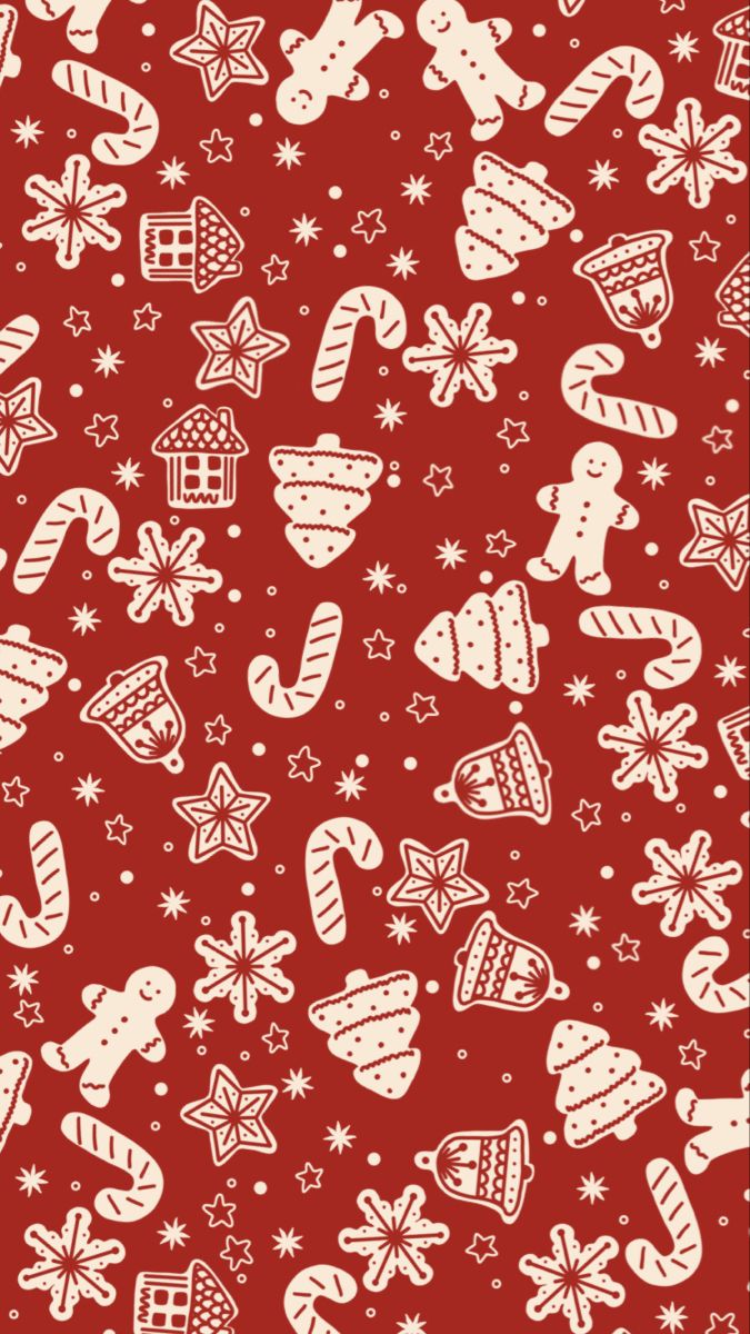 Christmas Cookie Wallpaper for iPhone