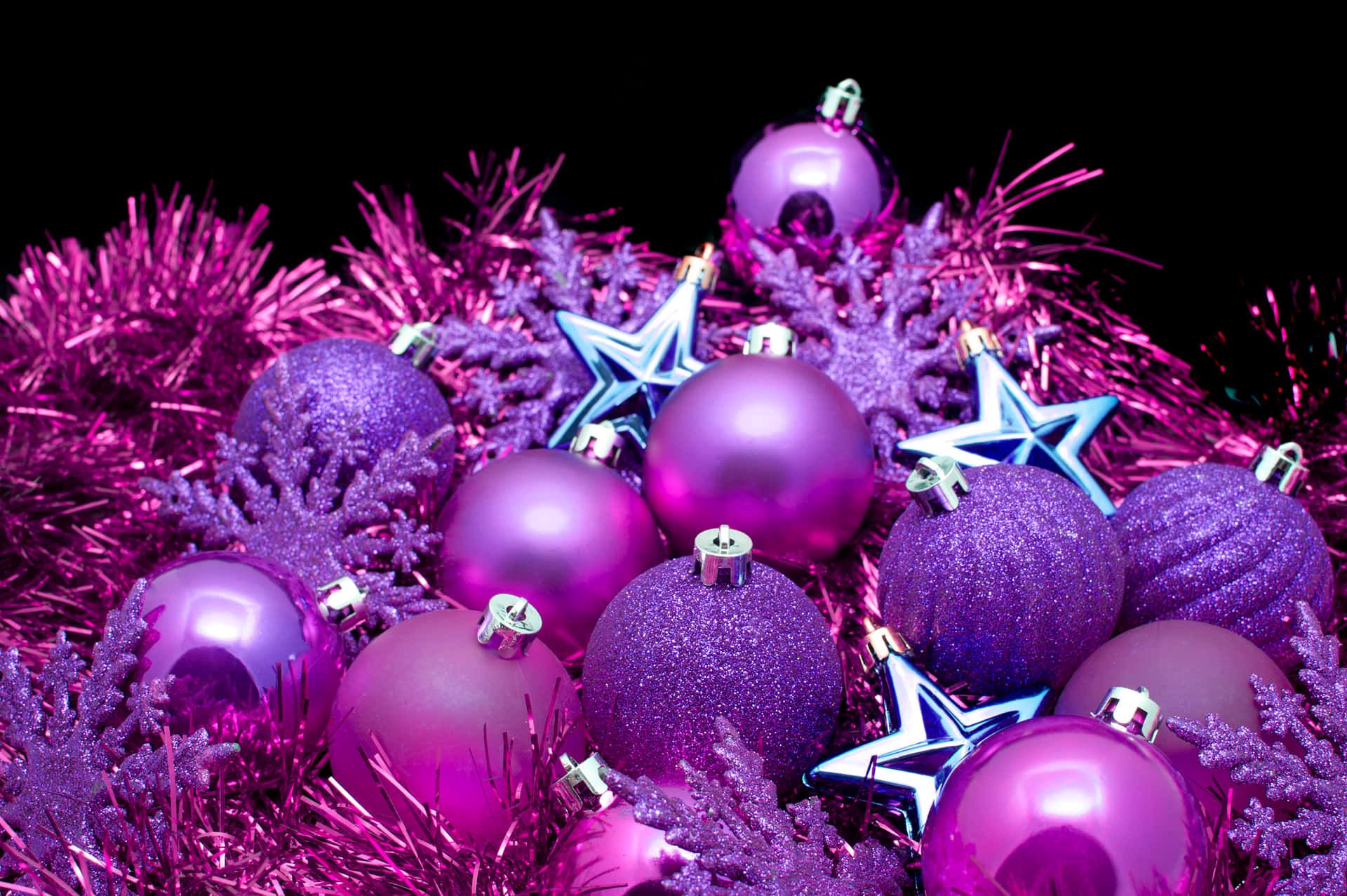 Purple Christmas Wallpaper, HD Purple Christmas Background on WallpaperBat