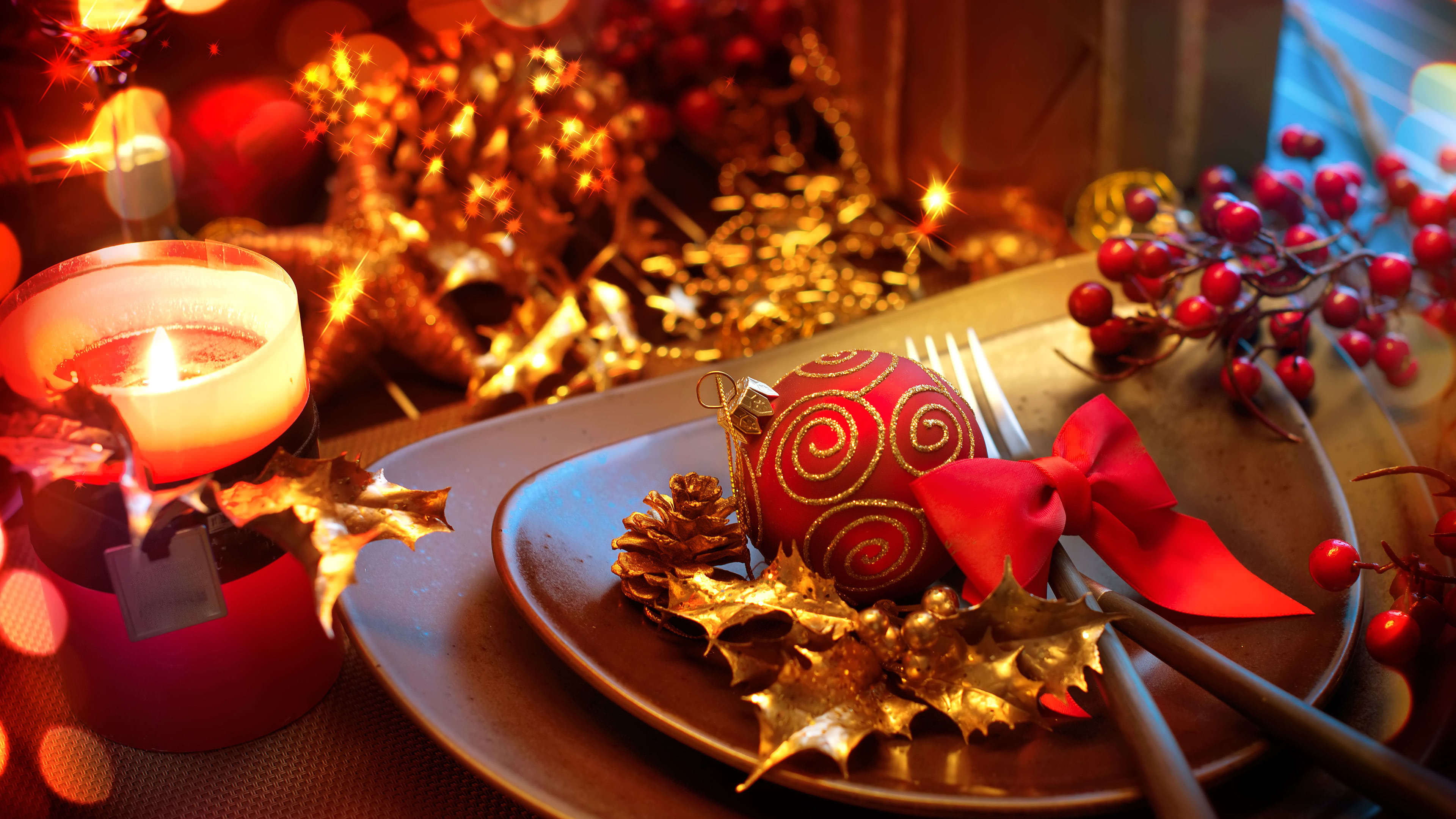 4K Christmas Ornaments Best HD Wallpaper 47601