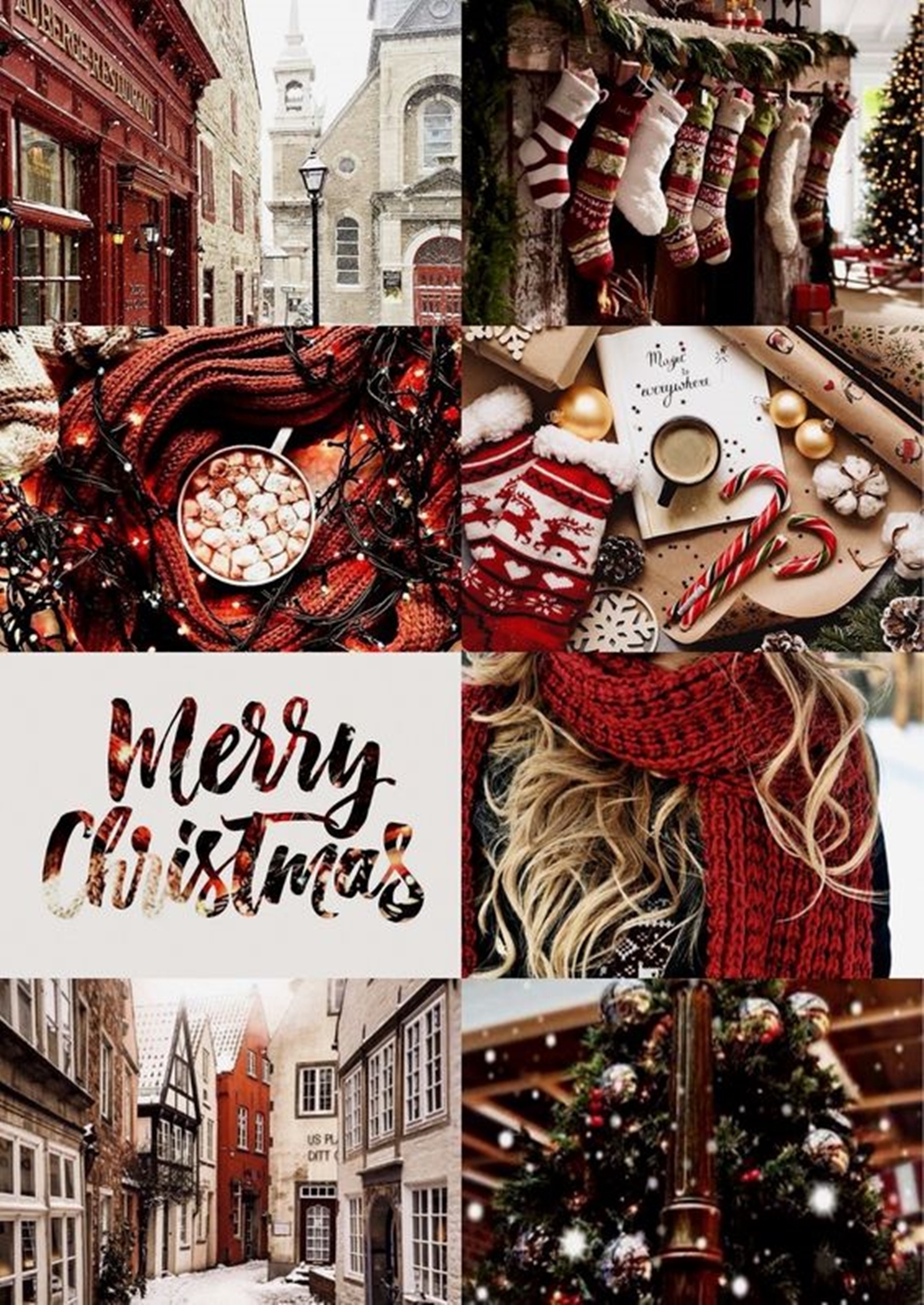 Latest Christmas Aesthetic iPhone Wallpaper and FB Dpz Download