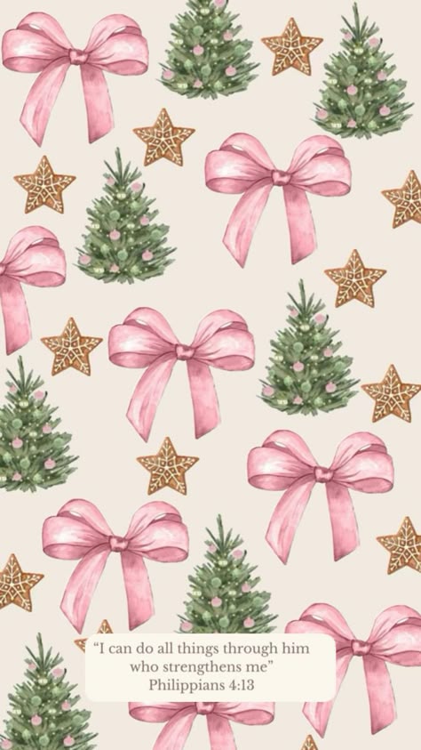 Christmas Bows Wallpaper