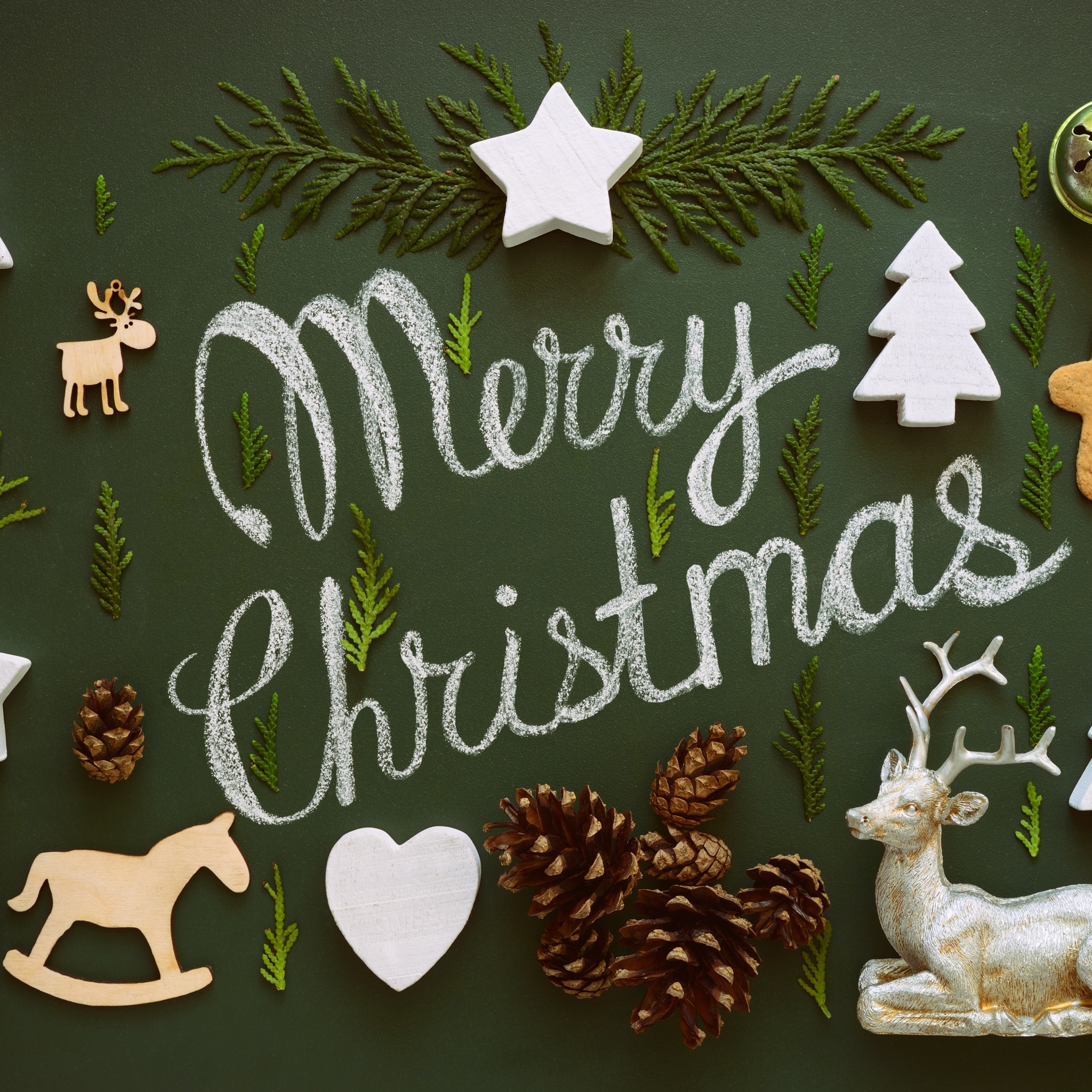 Merry Christmas Wallpaper 4K, 5K, Preppy Christmas