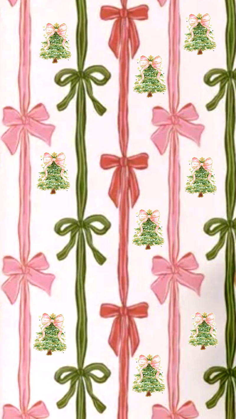 Festive Christmas Wallpaper to Brighten Your Screen, Bow Chic Minimalist I Take You. Haircuts, Hairstyles, Hair Colours, Home Decor to Wedding Ideas