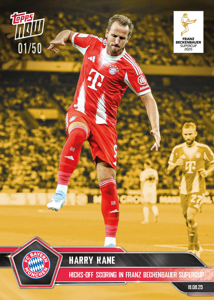 Harry Kane 26 Bundesliga Topps NOW® Card 2: 538