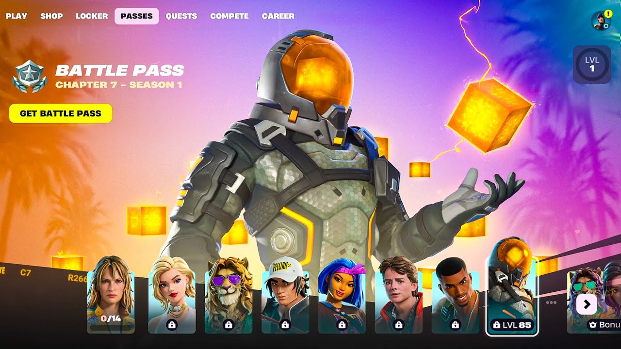 Fortnite Chapter 7 Season 1 Battle Pass