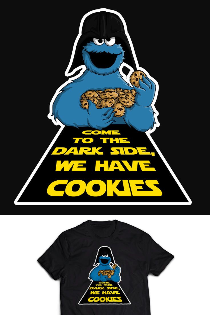 Dark Cookies T Shirt On Graphic Tide