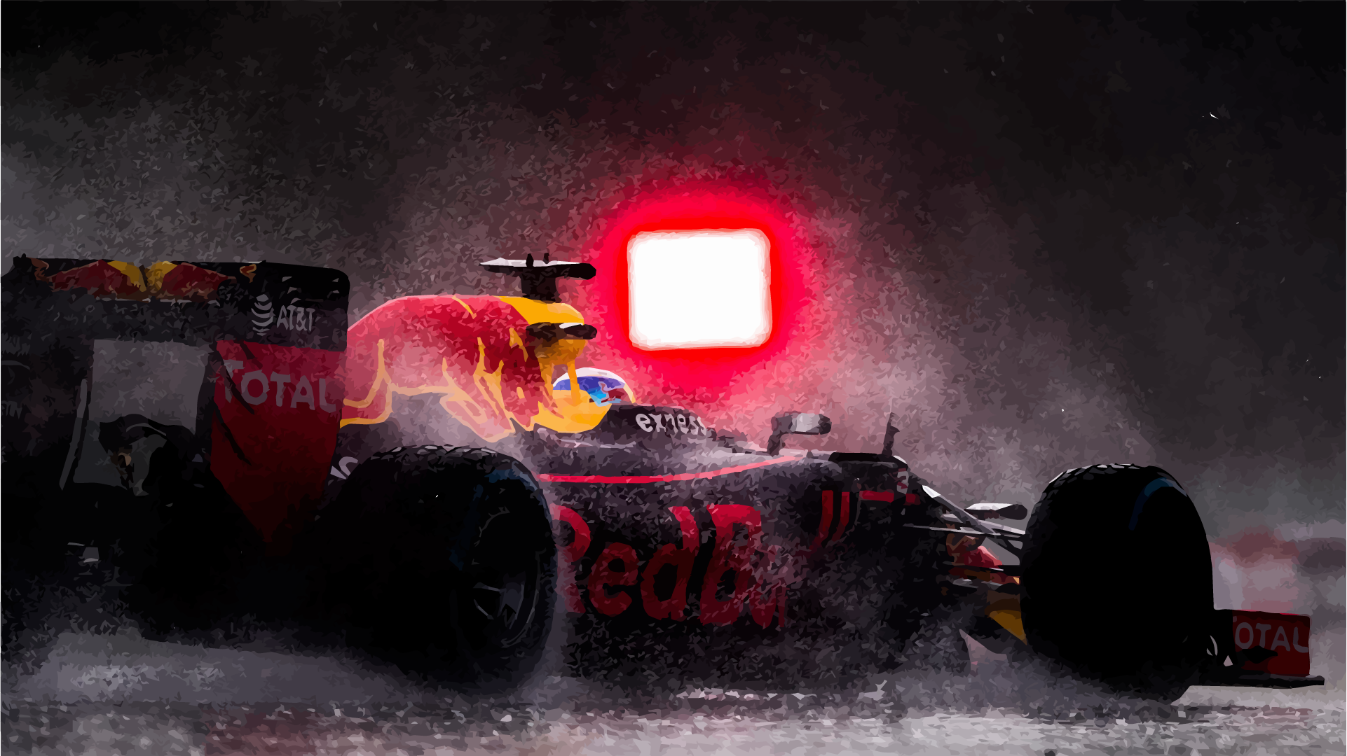 I converted that Red Bull in the Rain pic from Hungary into a cool wallpaper