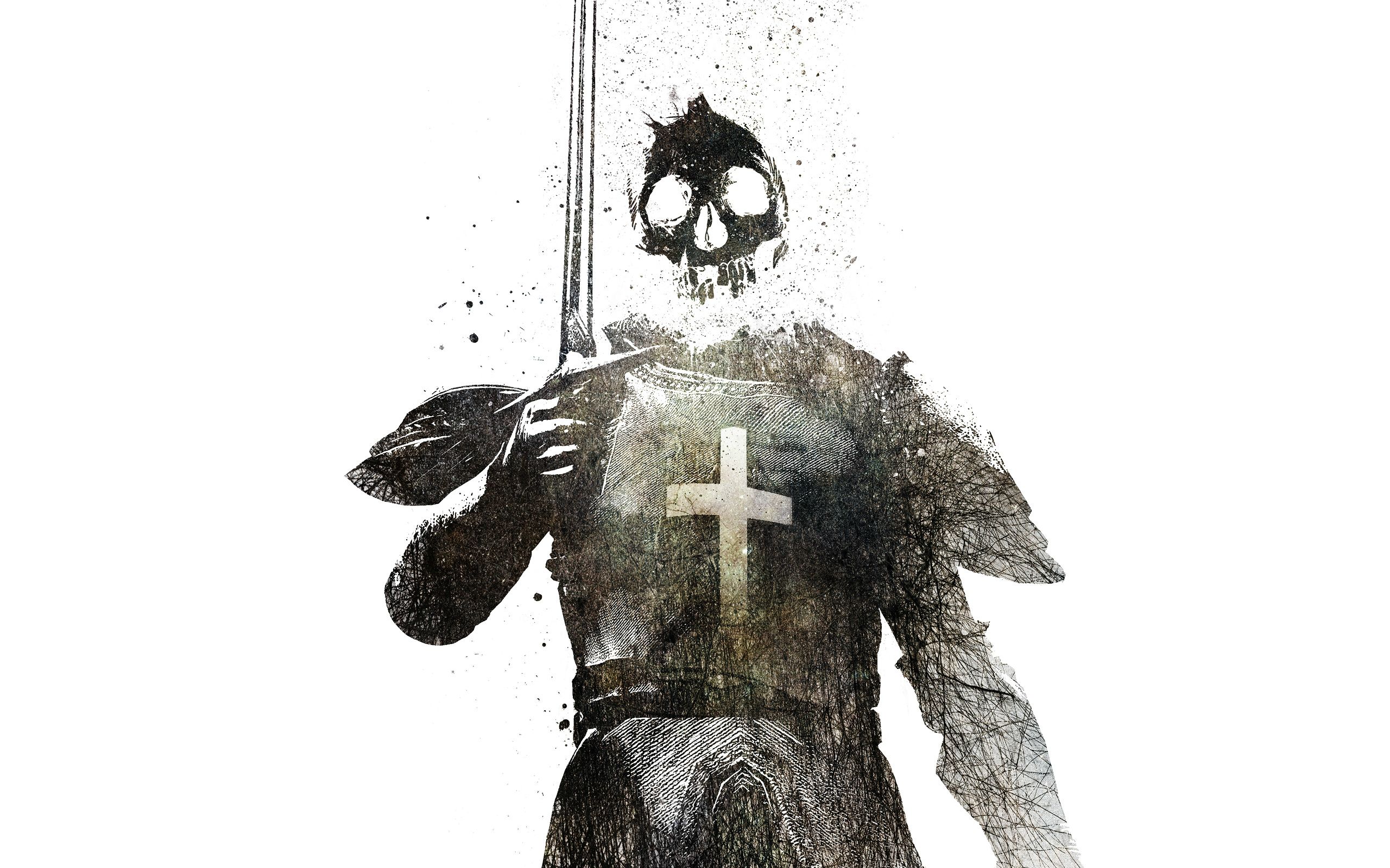 Phone wallpaper: Knight, Dark, Warrior, Skeleton 693252
