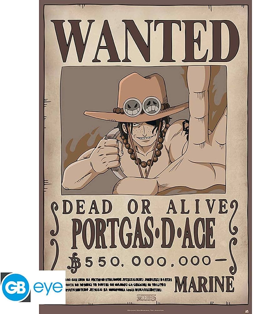 ABYstyle PIECE Ace (91.5x61): Posters & Prints