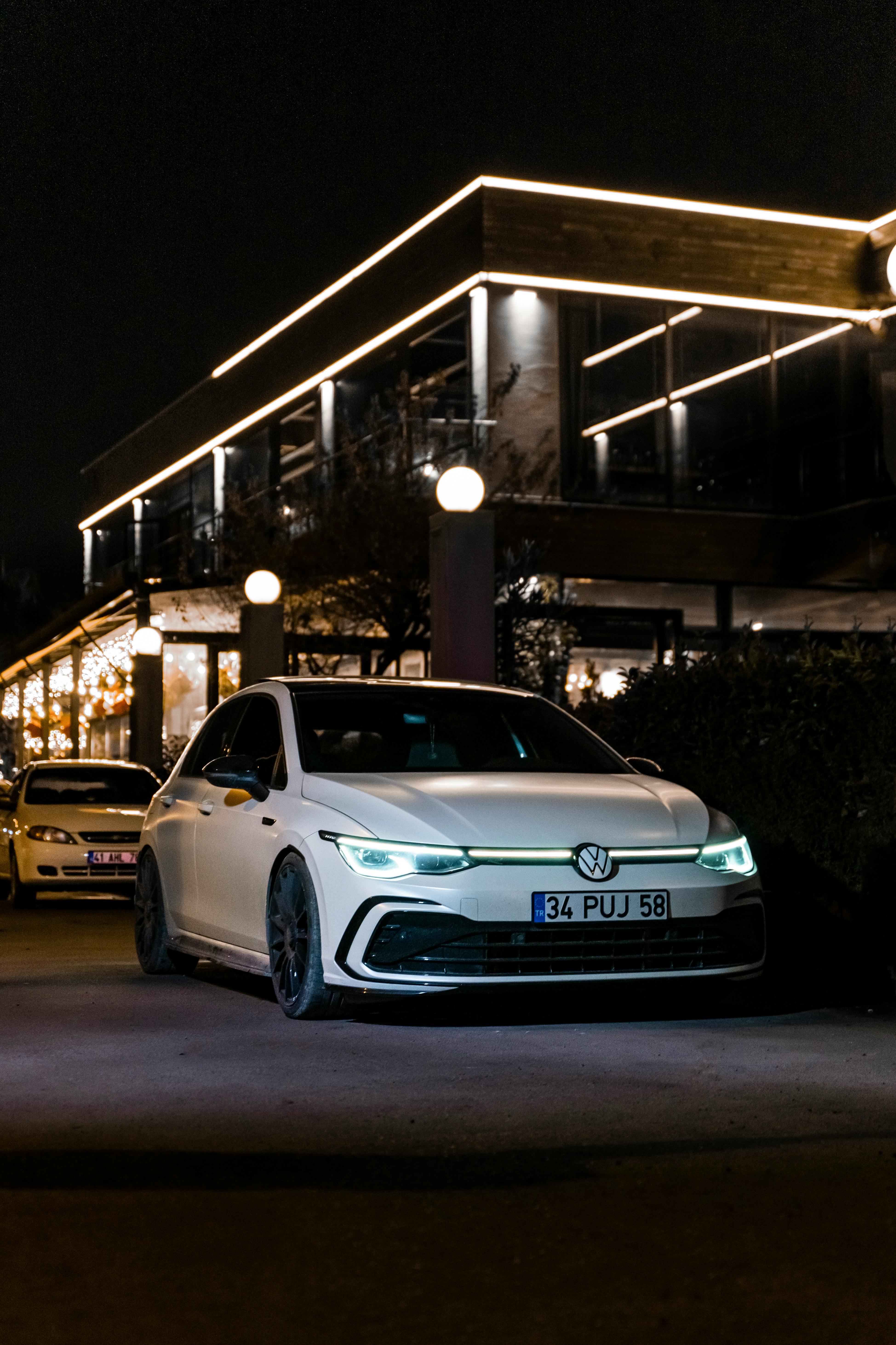 Photo of a White Golf Gti Car · Free