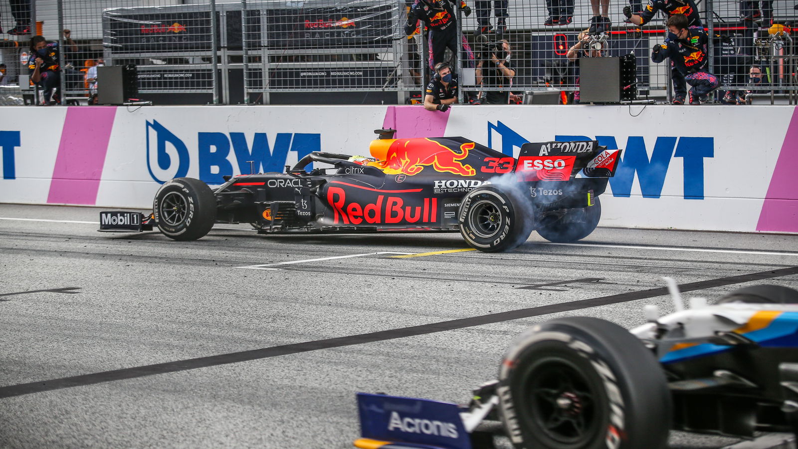 Max Verstappen thought F1 burnout celebration was “funny and safe”