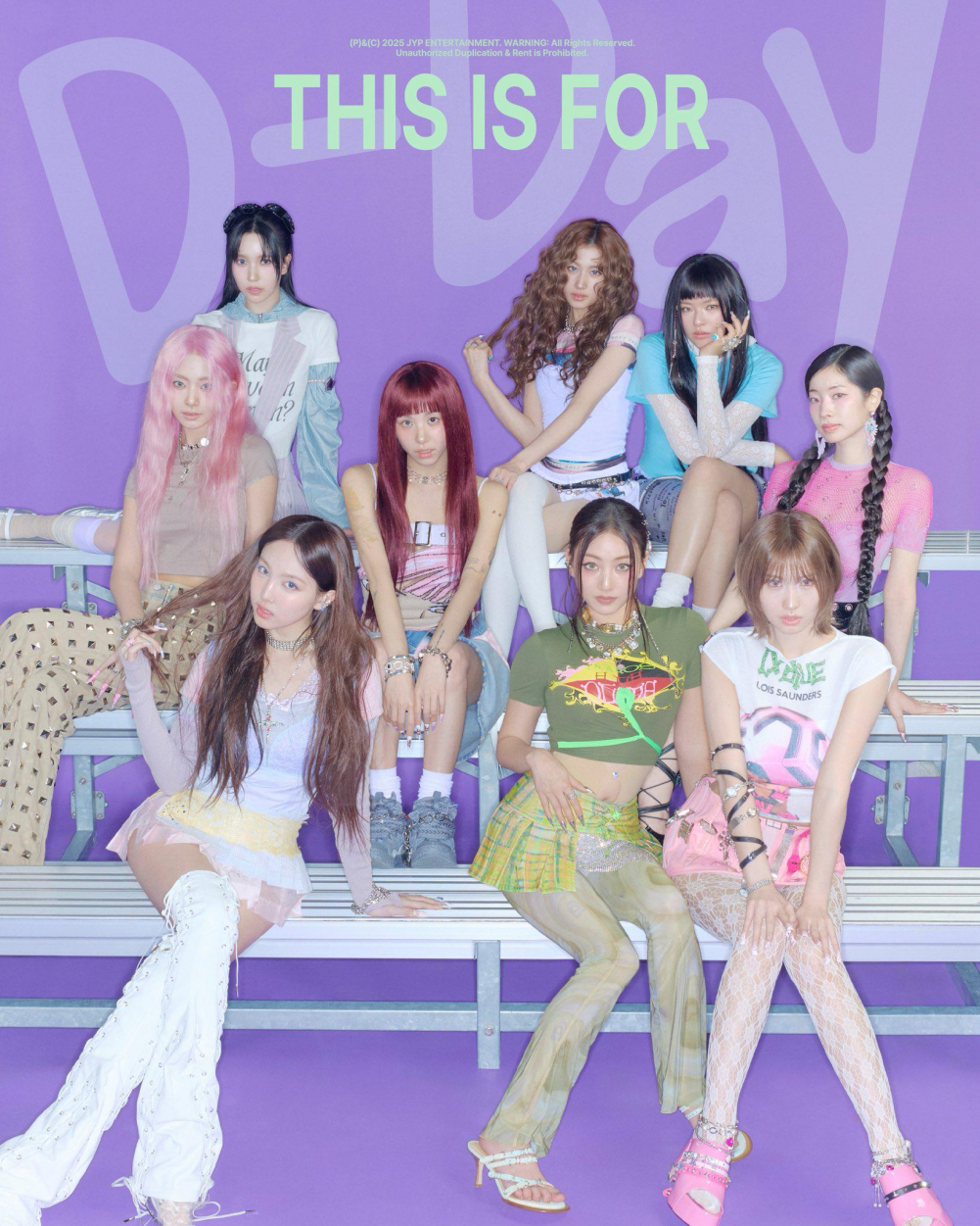 TWICE Embraces The Retro Vibe In 'D Day' Poster For 'THIS IS FOR'