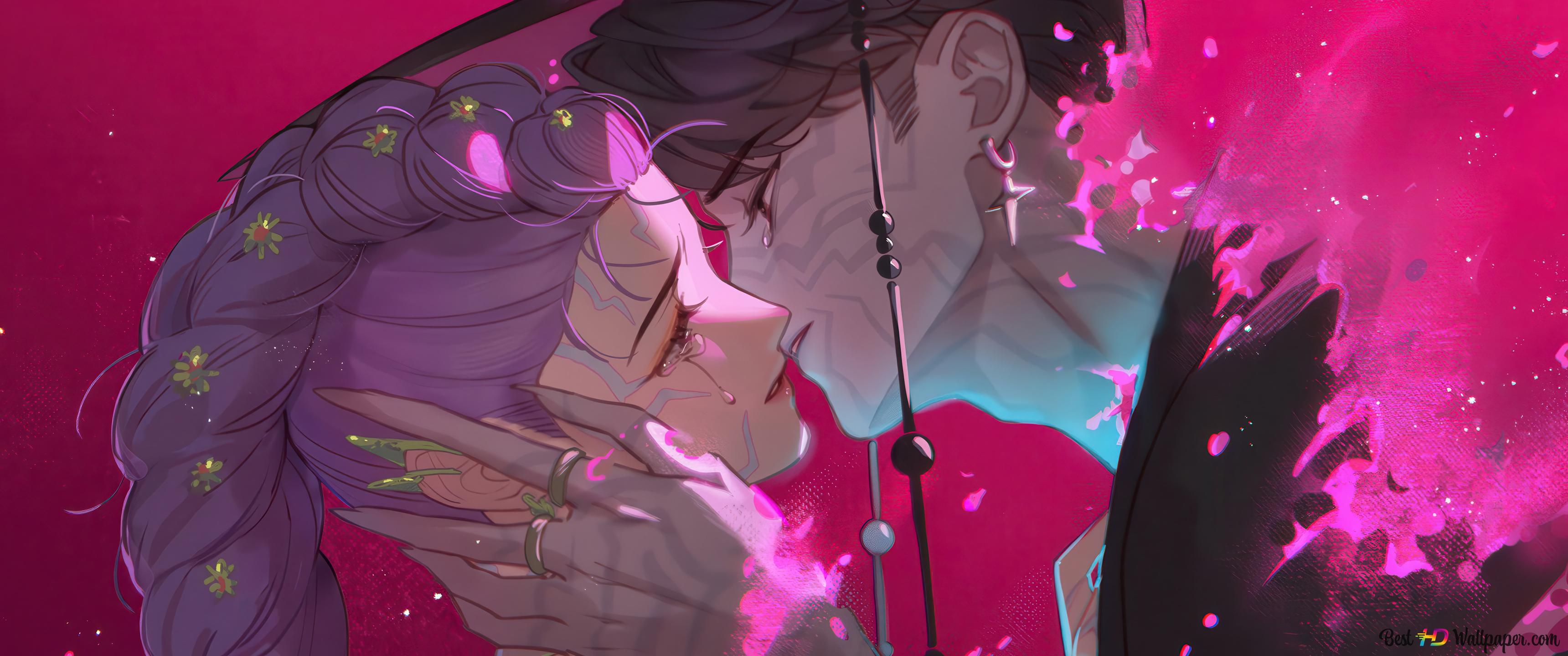 Demon 'Jinu' X Demon 'Rumi'. K Pop Demon Hunters (Movie) 4K Wallpaper Download