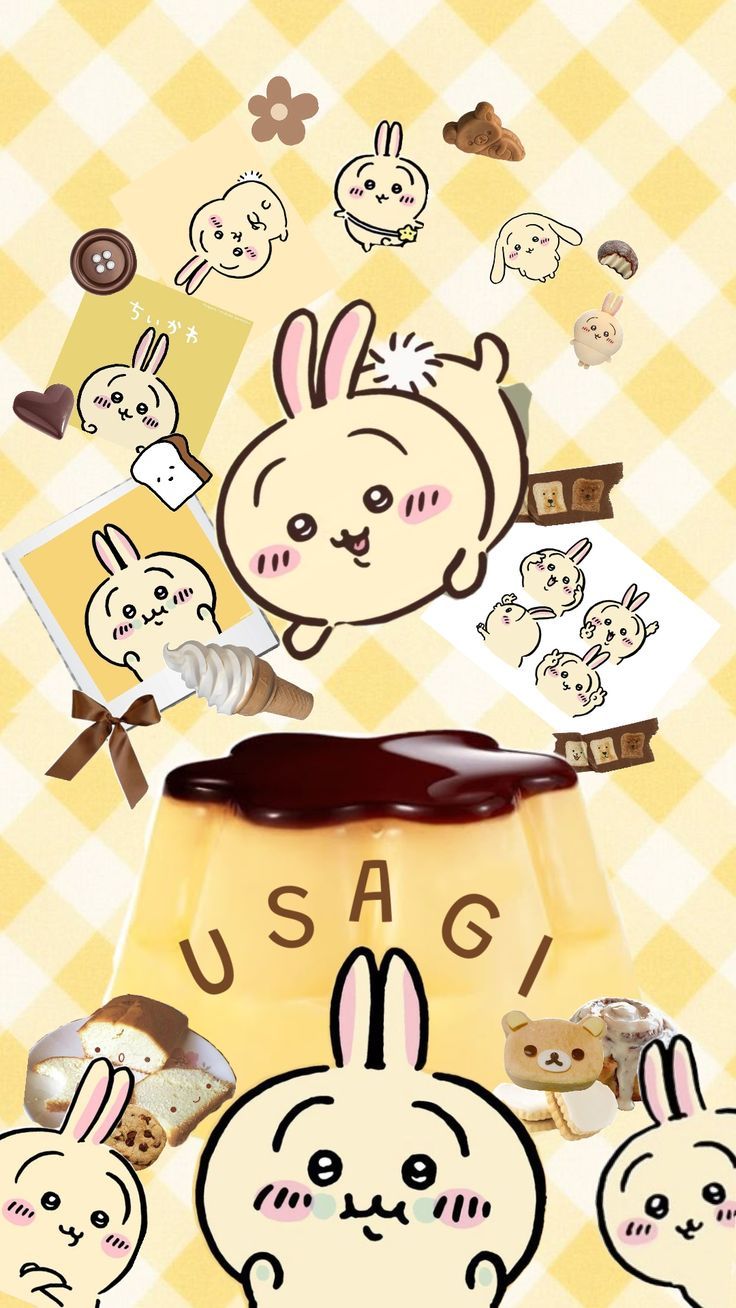 Usagi chiikawa collage. Cute anime wallpaper, iPhone wallpaper, Cute wallpaper