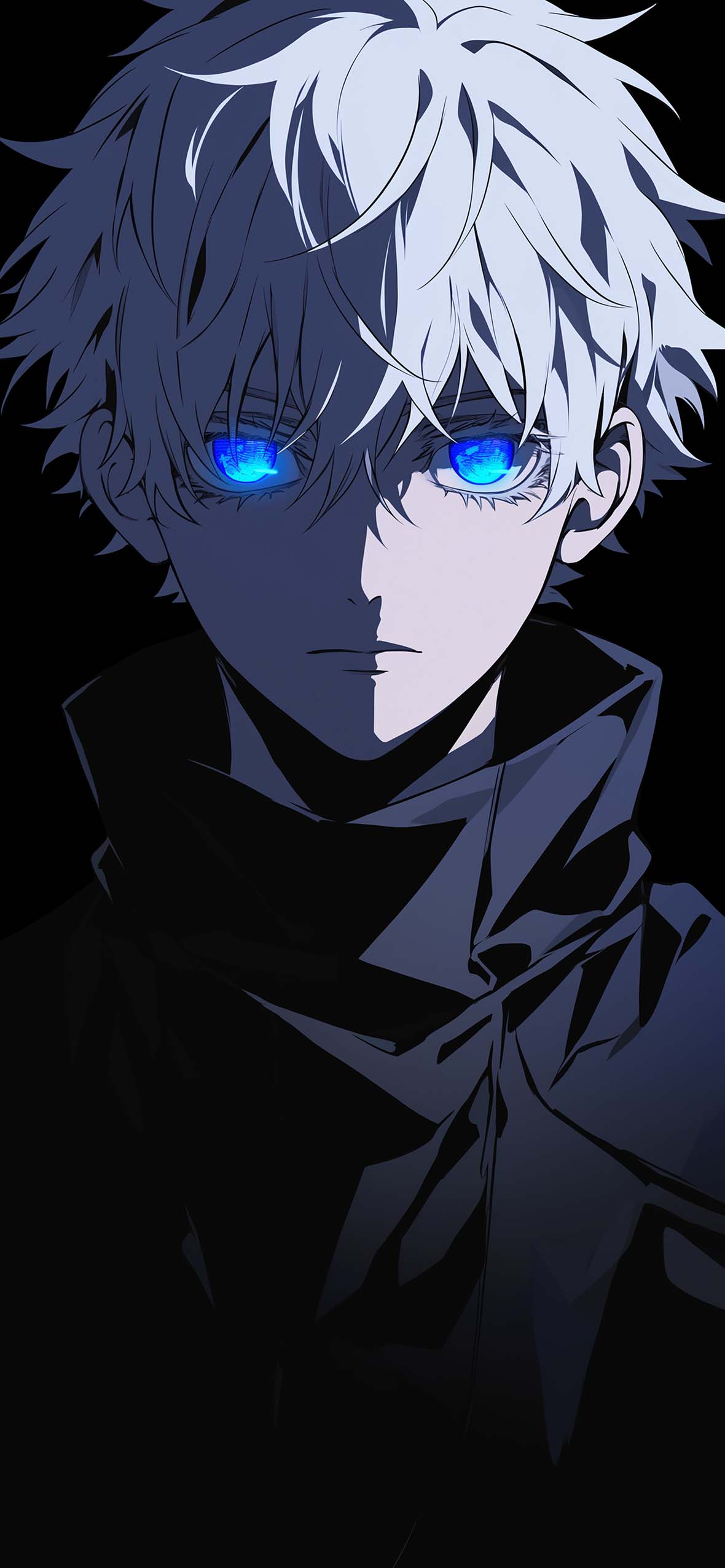 Intense Satoru Gojo Glowing Eyes Wallpaper Wallpaper HD