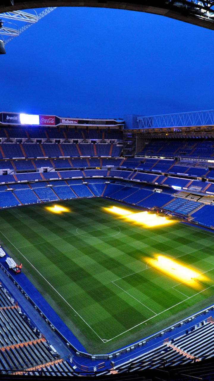 Download Santiago Bernabeu Real Madrid, Santiago, Bernabeu, Real, Madrid Wallpaper in 720x1280 Resolution