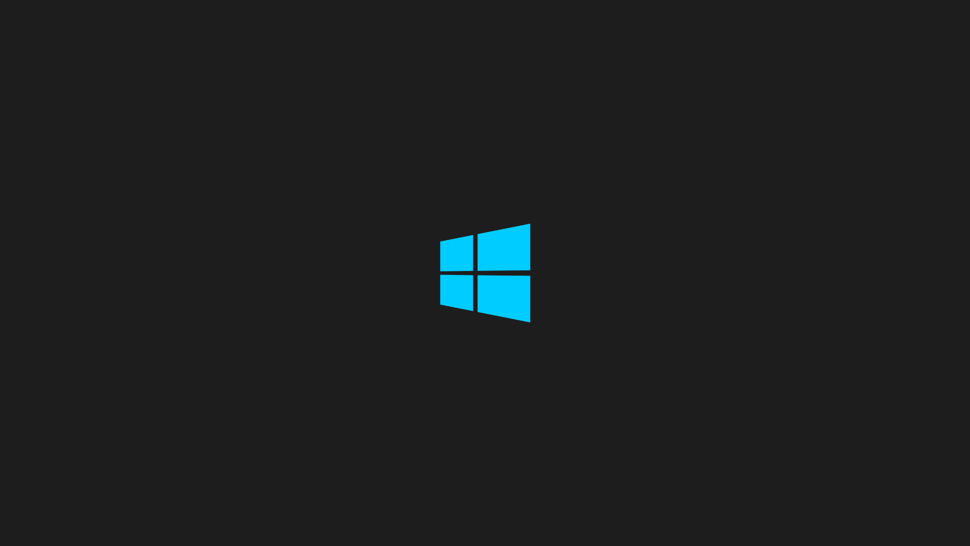 Windows 8 Wallpaper HD Black Blue Logo Wallpaper