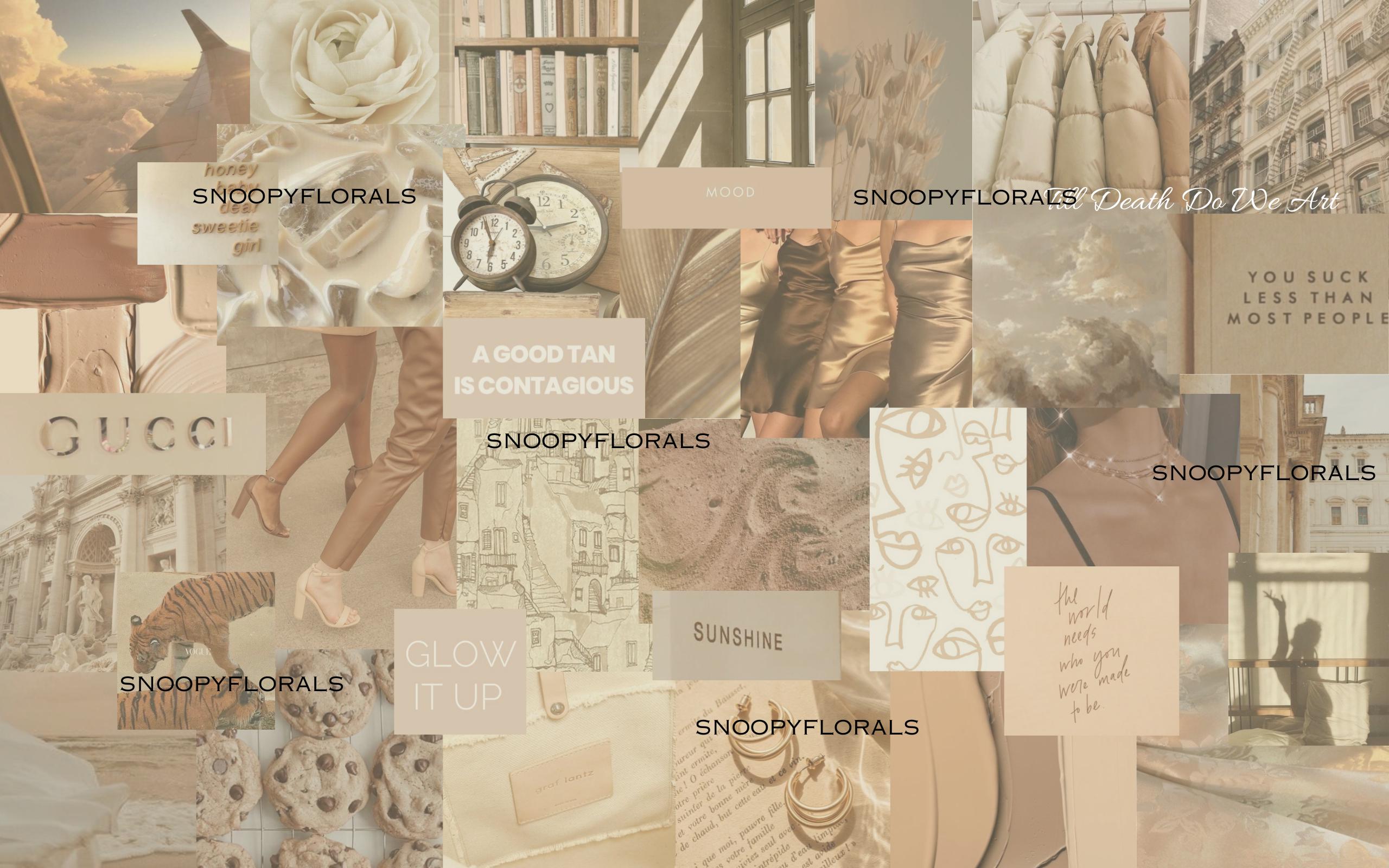 Wallpaper Beige Mood Beige Aesthetic Laptop Wallpaper