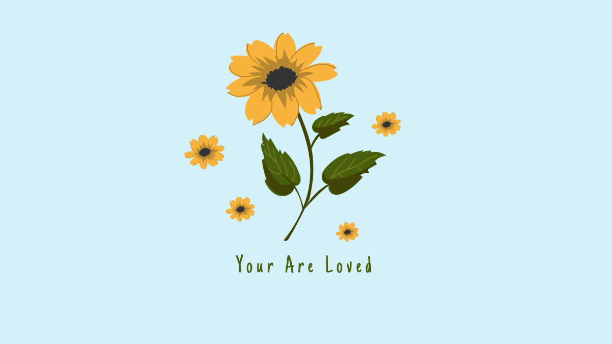 Free Watercolor Sunflower Wallpaper to Edit Online